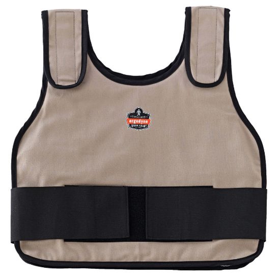 Picture of Ergodyne Chill-Its Phase Change Cooling Vest, Standard, Large/X-Large, Khaki