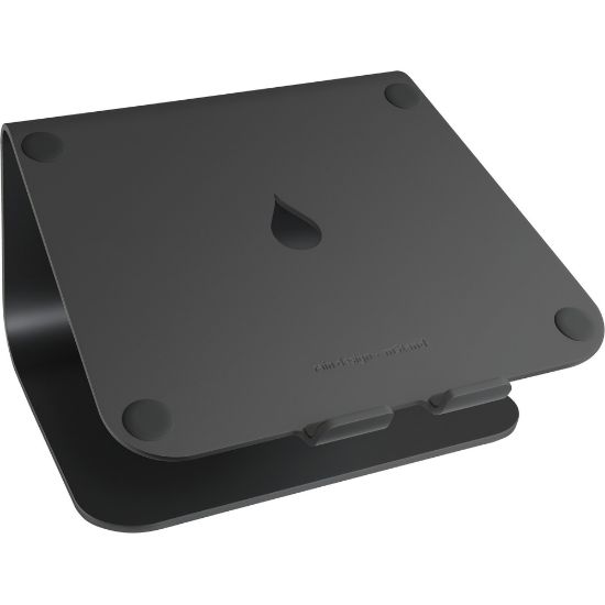 Picture of Rain Design mStand Laptop Stand - Black - mStand transforms your notebook into a stylish and stable workstation so you can work comfortably and safely all day.