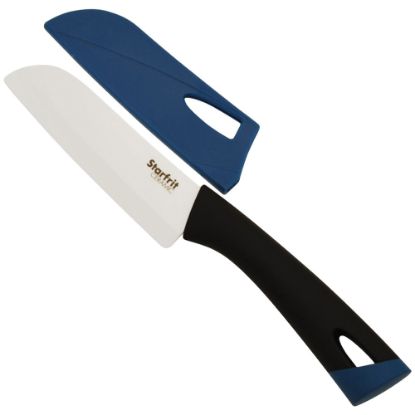 Picture of Starfrit Ceramic Santoku Knife, 5in, Blue