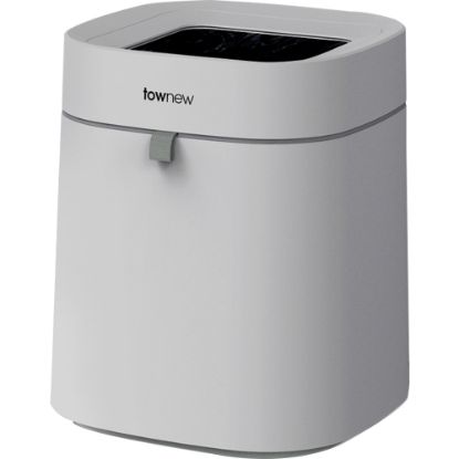 Picture of Townew T Air X Smart Trash Can, 4.4 Gallons, 13-1/2inH x 10-5/16inW x 11-3/16inD, Gray