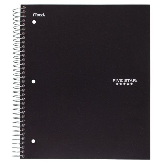 Picture of Five Star Notebook, 8 1/2in x 11in, 5 Subjects, College Ruled, 200 Sheets, Assorted Colors (No Color Choice)