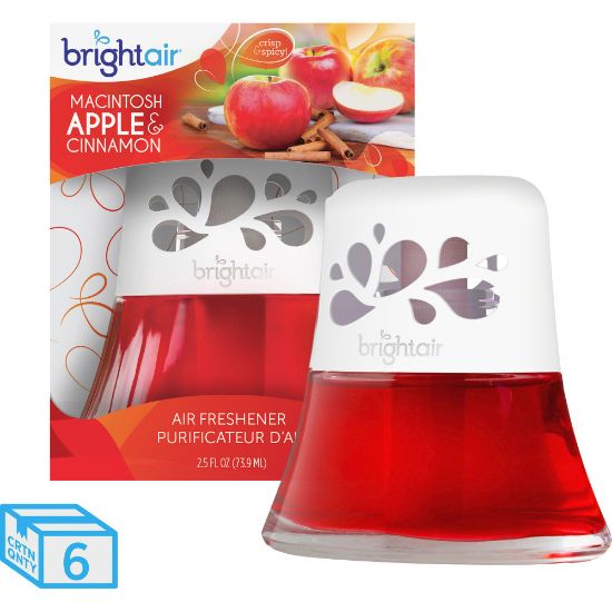 Picture of Bright Air Scented Oil Air Freshener, Macintosh Apple & Cinnamon Scent, 2.5 Oz