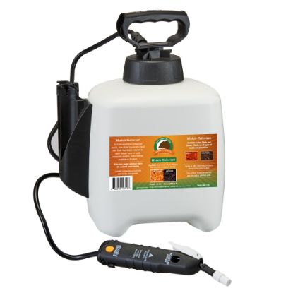 Picture of Just Scentsational Bark Mulch Colorant Preloaded In Pump Sprayer, 1 Gallon, Brown