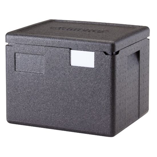 Picture of Cambro Cam GoBox Half-Size Top Loading Food Transporter, 12-7/16inH x 13inW x 15-7/16inD, Black