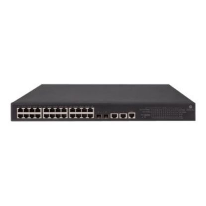 Picture of HPE 1950-24G-2SFP+-2XGT-PoE+(370W) Switch - 26 Ports - Manageable - Gigabit Ethernet, 10 Gigabit Ethernet - 10/100Base-TX, 10/100/1000Base-T, 10GBase-T, 10GBase-X - 3 Layer Supported - Power Supply - Twisted Pair, Optical Fiber - 1U High