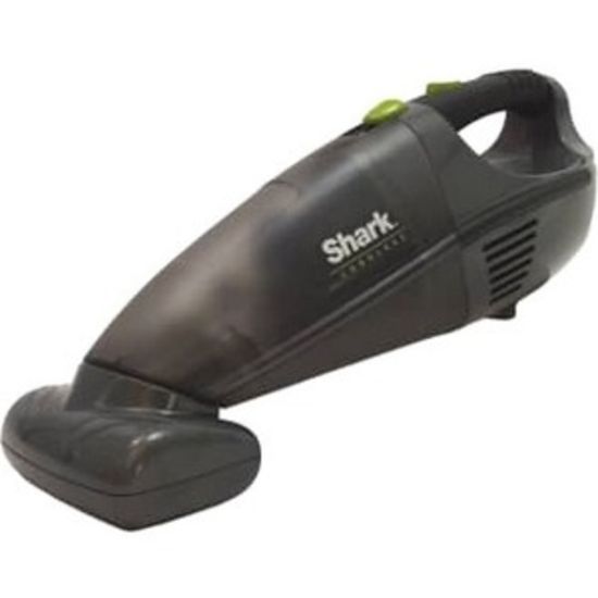 Picture of Shark Cordless Pet Perfect Lithium-Ion Handheld Vacuum - 17.92 fl oz - Pet Hair Brush, Crevice Tool, Motorized Floor Brush - 6in Cleaning Width - Hard Floor, Carpet - Foam - Pet Hair Cleaning - Battery - Battery Rechargeable - Black, Gray