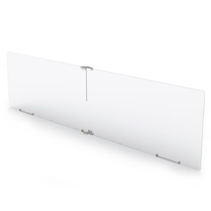 Picture of MARVEL 1-Panel Modular Divider Sneeze Guard, 24in x 47in, Silver/Clear