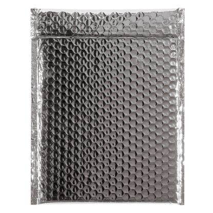 Picture of Partners Brand Silver Glamour Bubble Mailers 9in x 11 1/2in, Pack of 100