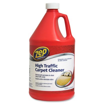 Picture of Zep High-Traffic Carpet Spot Remover & Cleaner - 128 fl oz (4 quart) - 4 / Carton - Red