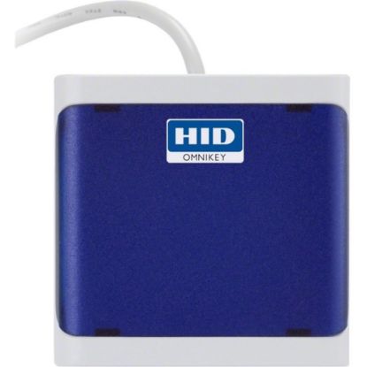 Picture of HID OMNIKEY 5022 Smart Card Reader - Contactless - Cable - USB 3.0 - Dark Blue