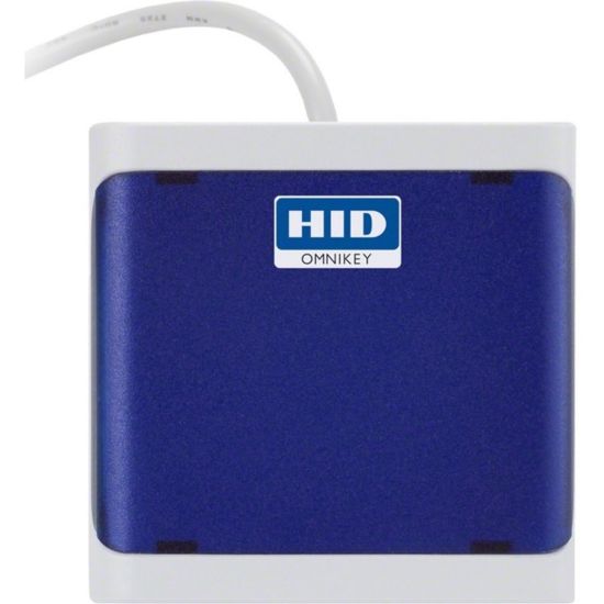 Picture of HID OMNIKEY 5022 Smart Card Reader - Contactless - Cable - USB 3.0 - Dark Blue