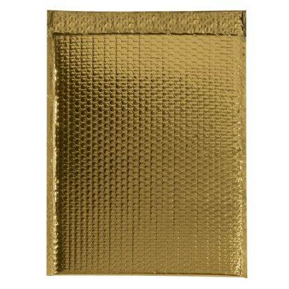 Picture of Partners Brand Gold Glamour Bubble Mailers 13in x 17 1/2in, Pack of 100