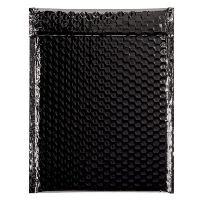 Picture of Partners Brand Black Glamour Bubble Mailers 9in x 11 1/2in, Pack of 100