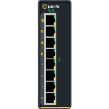 Picture of Perle IDS-108FPP - Industrial Ethernet Switch with Power Over Ethernet - 8 Ports - 10/100Base-TX - 2 Layer Supported - Rail-mountable, Panel-mountable, Wall Mountable - 5 Year Limited Warranty