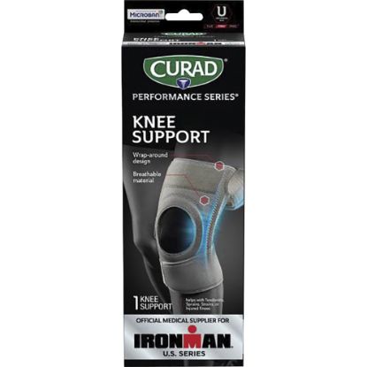 Picture of Curad Performance Series Neoprene Knee Support, Gray