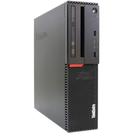 Picture of Lenovo ThinkCentre M900 Refurbished Desktop PC, Intel Core i5, 8GB Memory, 256GB Solid State Drive, Windows 10, RF610594