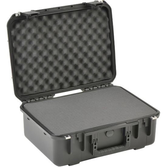 Picture of SKB Cases iSeries Injection-Molded Mil-Standard Waterproof Case With Padded Dividers, 18-1/2inH x 13inW x 7inD, Black