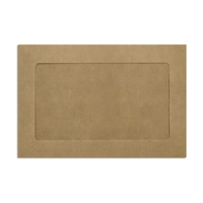 Picture of LUX #6 1/2 Full-Face Window Envelopes, Middle Window, Gummed Seal, Grocery Bag, Pack Of 500