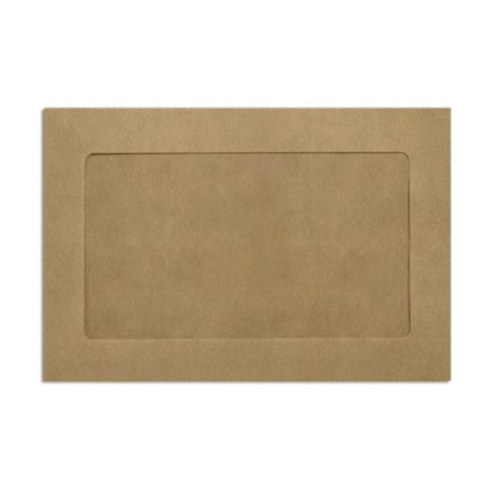 Picture of LUX #6 1/2 Full-Face Window Envelopes, Middle Window, Gummed Seal, Grocery Bag, Pack Of 500