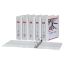 Picture of Office Depot Round Ring Binders, 8-1/2inL x 11inW, 225 Pages, White, Pack Of 6