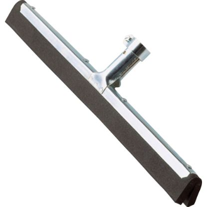 Picture of Ettore Wipe N Dry Floor Squeegee - 22in Rubber Blade - Durable, Rust Resistant, Long Lasting - Steel Gray