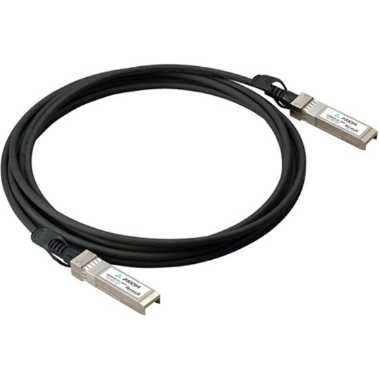 Picture of Axiom 10GBASE-CU SFP+ Passive DAC Twinax Cable Dell Compatible 1m - Twinaxial for Network Device - 3.28 ft - 1 x SFP+ Network - 1 x SFP+ Network