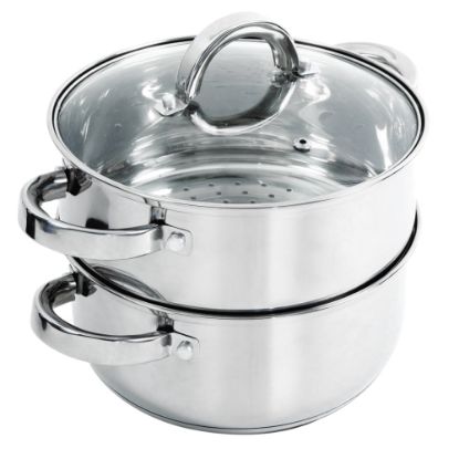 Picture of Oster Hali 3-Piece Stainless Steel Steamer Set, Silver