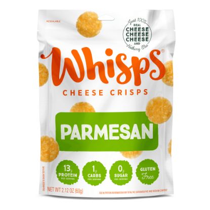 Picture of Whisps Cheese Crisps, Parmesan, 2.12 Oz, Pack Of 12 Bags