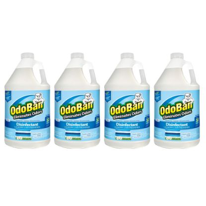 Picture of OdoBan Odor Eliminator Disinfectant Concentrate, Fresh Linen Scent, 128 Oz, Case Of 4 Bottles