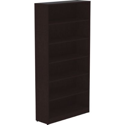 Picture of Lorell Essentials 36inH 6-Shelf Bookcase, Espresso