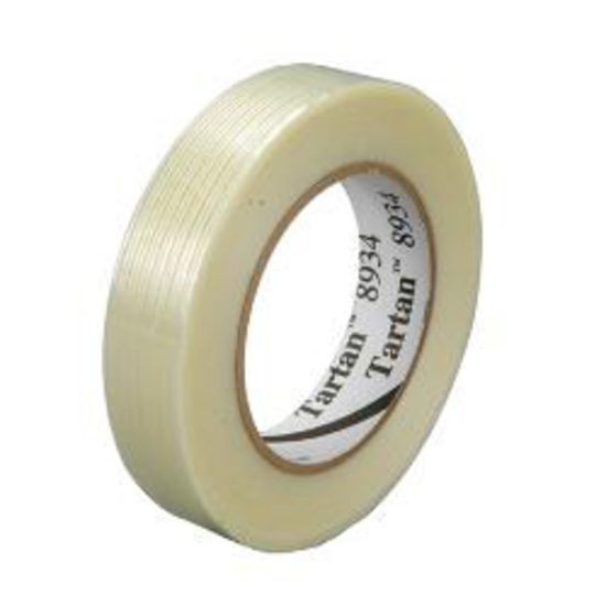 Picture of 3M 8934 Strapping Tape, 2in x 60 Yd., Clear, Case Of 12