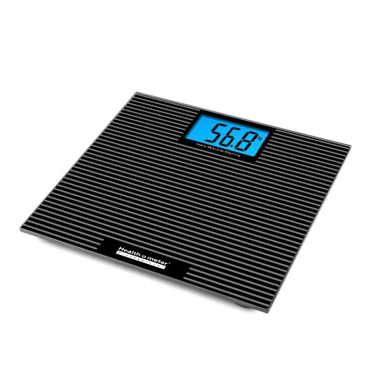 Picture of Health o Meter Digital Glass Scale - 440 lb / 180 kg Maximum Weight Capacity - Black