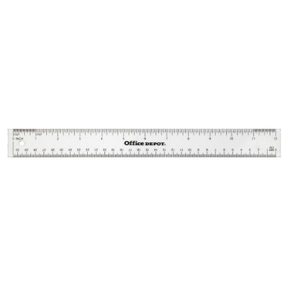 Picture of Office Depot Brand Acrylic Ruler, 12in, Clear