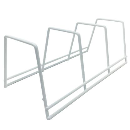 Picture of Better Houseware 3-Section Plate Rack, 4-3/4inH x 4-3/4inW x 10-3/4inD, White