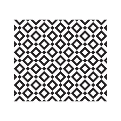 Picture of Deflecto FashionMat - Floor mat for classroom, home, home office - rectangular - 35.04 in x 40.2 in - black diamond