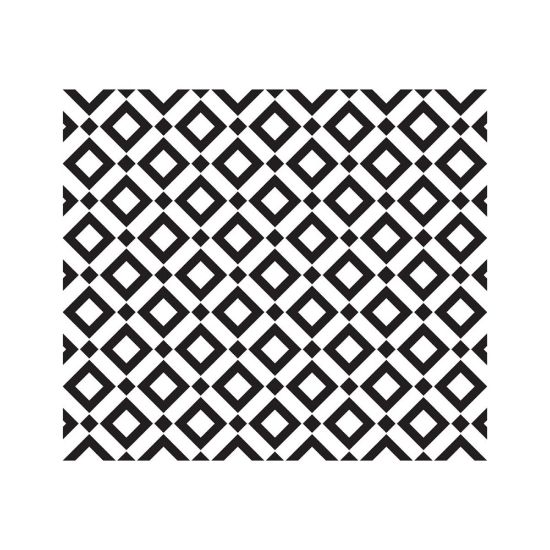 Picture of Deflecto FashionMat - Floor mat for classroom, home, home office - rectangular - 35.04 in x 40.2 in - black diamond