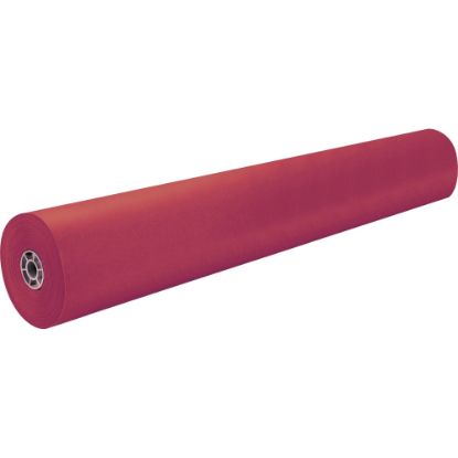 Picture of Pacon Rainbow Duo-Finish Kraft Paper Roll, 36in x 1000ft, Scarlet