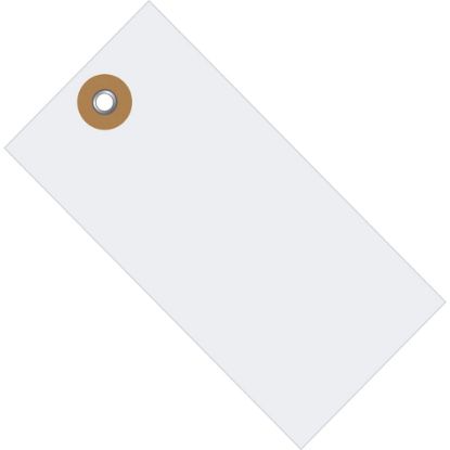 Picture of Tyvek Shipping Tags, #6, 5 1/4in x 2 5/8in, White, Box Of 1,000