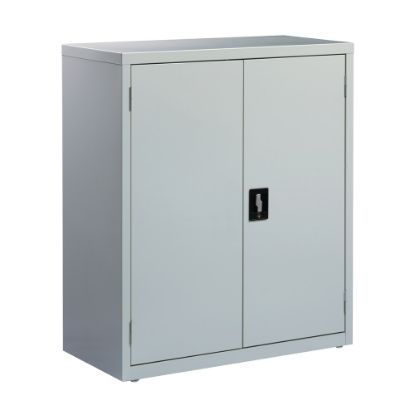 Picture of Lorell Fortress Series 18inD Steel Storage Cabinet, Fully Assembled, 3-Shelf, Light Gray