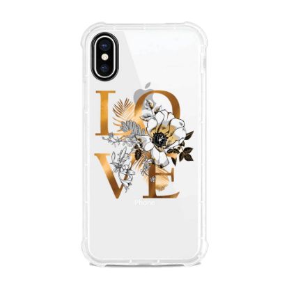 Picture of OTM Essentials Tough Edge Case For iPhone X/Xs, Gold Foil, OP-SP-Z130A