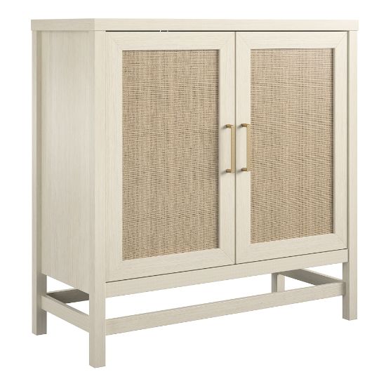 Picture of Ameriwood Home Lennon 2-Door Storage Cabinet, 36inH x 35-11/16inW x 15-11/16inD, Ivory