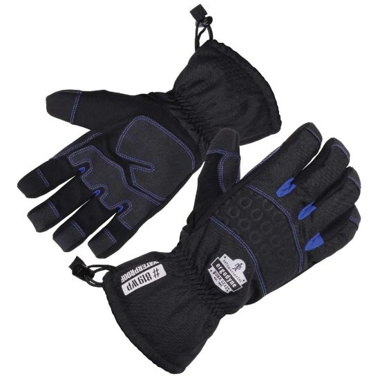 Picture of Ergodyne ProFlex 819WP Extreme Thermal Waterproof Gloves, Small, Black