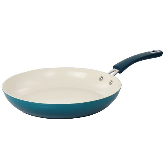 Picture of Oster Corbett Non-Stick Aluminum Frying Pan, 2-3/16inH x 12inW x 20inD, Turquoise