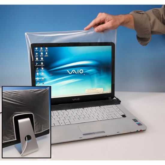 Picture of Viziflex Biosafe Anti-Microbial Laptop Screen Cover - Supports Monitor - Antimicrobial