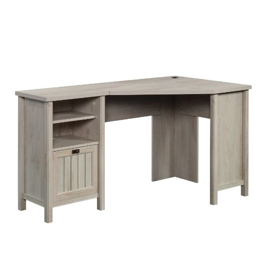 Picture of Sauder Costa 56inW Corner Desk, Chalked Chestnut