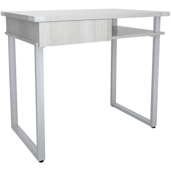 Picture of Safco Mirella SoHo 37inW Writing Desk With Drawer, White Ash