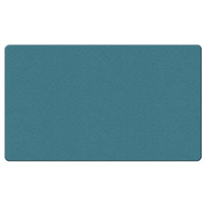 Picture of Ghent Fabric Bulletin Board With Wrapped Edges, 11-7/8in x 47-7/8in, Teal