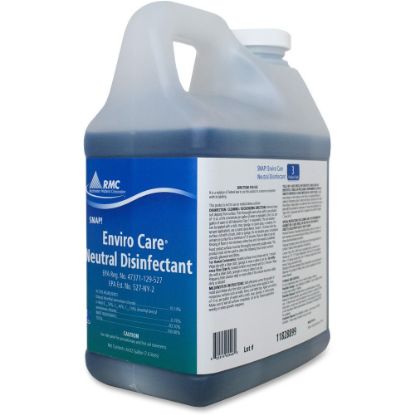 Picture of RMC Enviro Care Neutral Disinfectant EZ-Mix - For Hard Surface, Hospital, Nursing Home, School, Veterinary Clinic, Industry, Glass, Stainless Steel - Concentrate - 64 fl oz (2 quart) - Neutral Scent - 4 / Carton