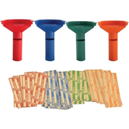 Picture of Nadex Coins 252 Coin Wrappers with Coin-Sorter Tubes - Multi