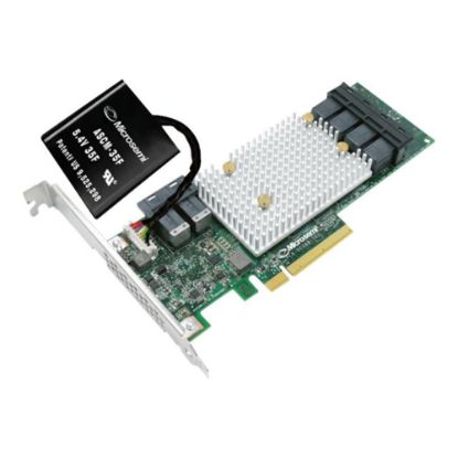 Picture of Microchip Adaptec SmartRAID 3154-24i - Storage controller (RAID) - 24 Channel - SATA 6Gb/s / SAS 12Gb/s - low profile - RAID RAID 0, 1, 5, 6, 10, 50, 60, 1ADM, 10ADM - PCIe 3.0 x8